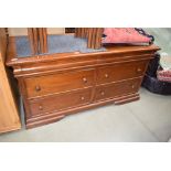 Modern mahogany sideboard