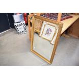 Gilt framed mirror