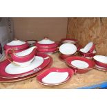 Quantity of Wedgwood dinnerware and Coalport plates