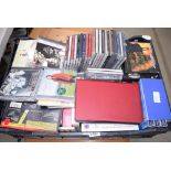 Crate of CDs etc.