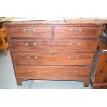 Mahogany chest of 2 over 3 drawers