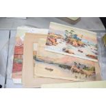 Collection of watercolours
