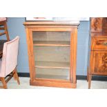 Victorian glazed door display cabinet/bookcase