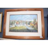 (2036RR) 203 - Norman Phillips (1920-1988), 'Freshford Tyning', signed and dated '75, oil on