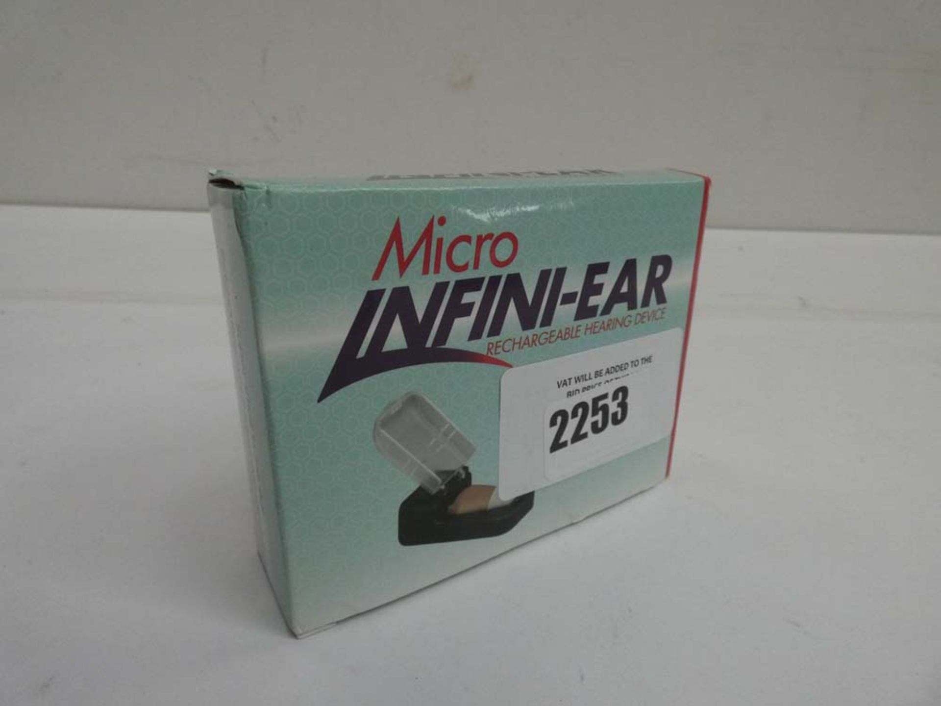 Micro Infini-Ear rechargeable hearing device