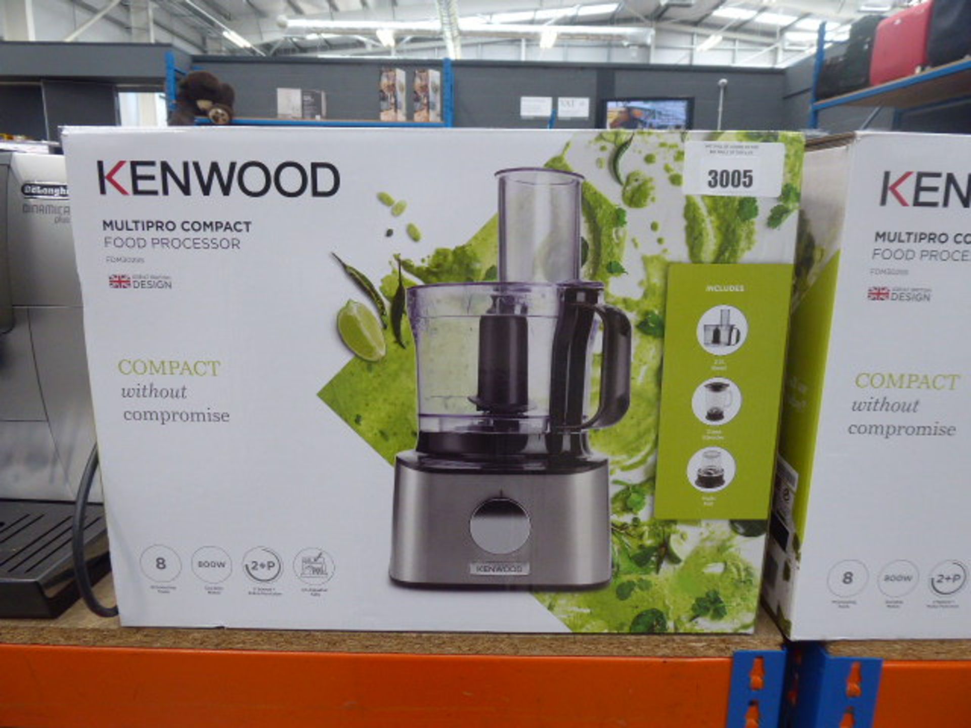 Boxed Kenwood multi compact food processor