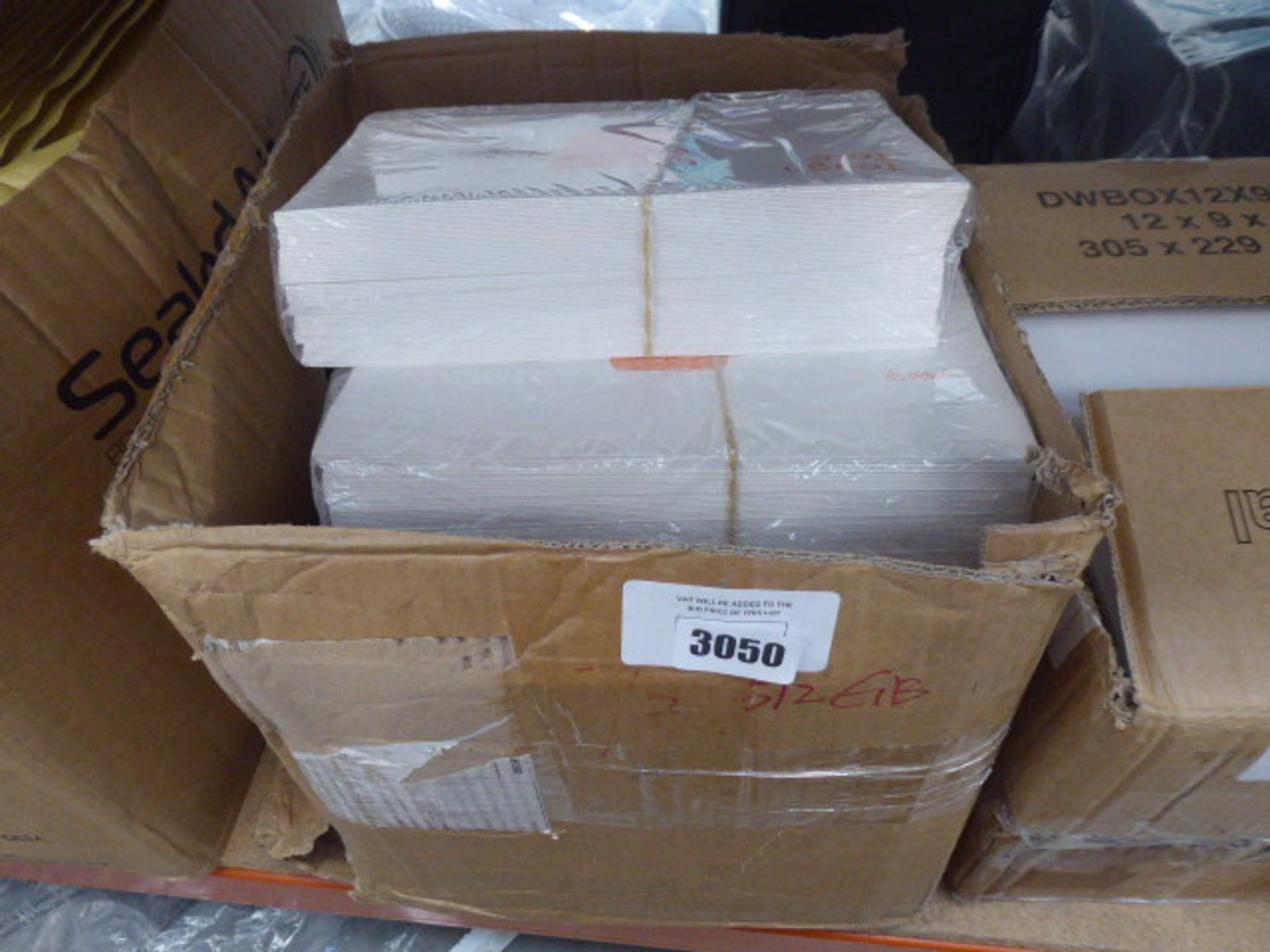 Box containing some tough tote envelopes