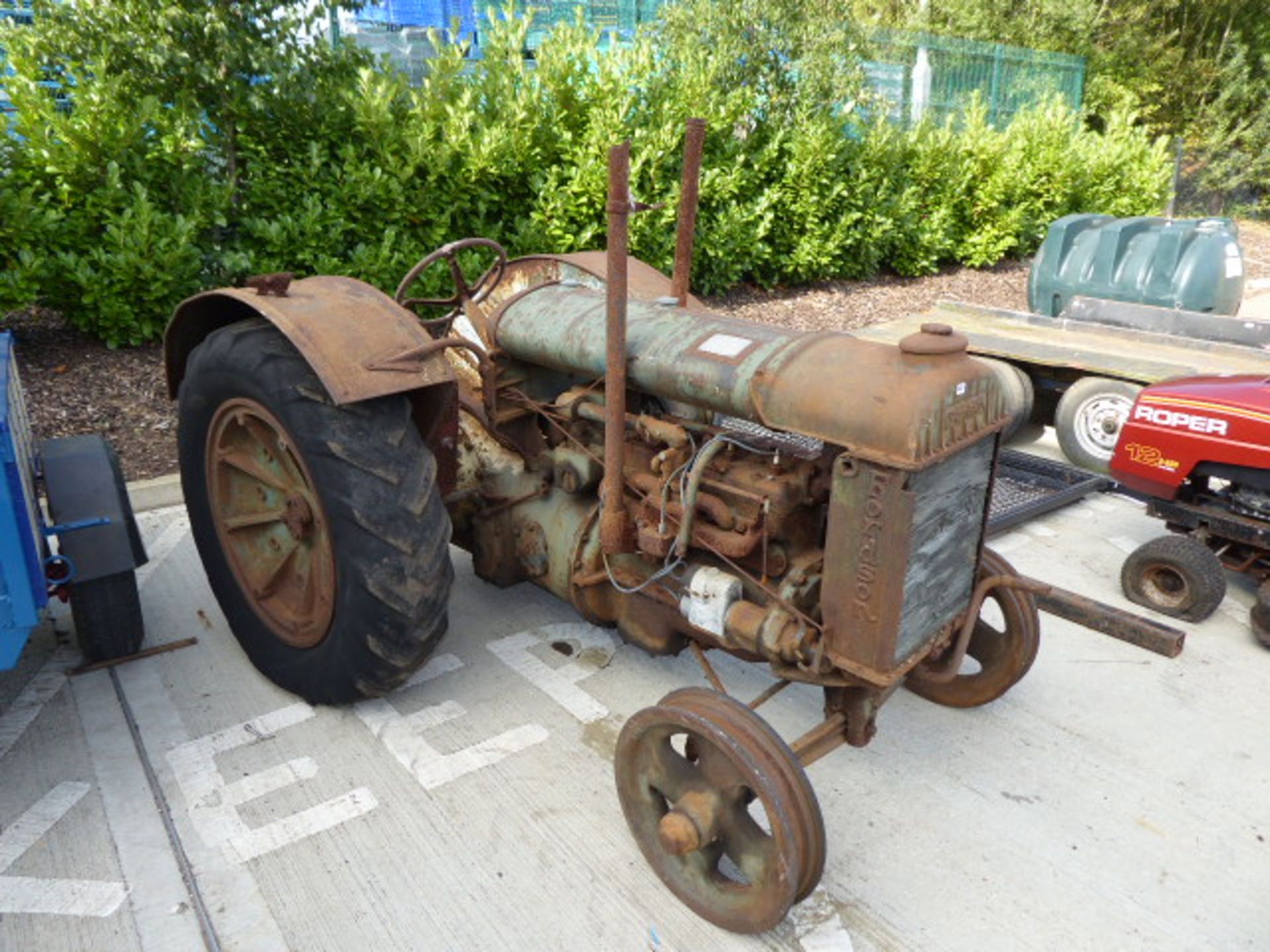 Fordson standard model N. Tractor for restoration. Approx 1940-1942, petrol paraffin.