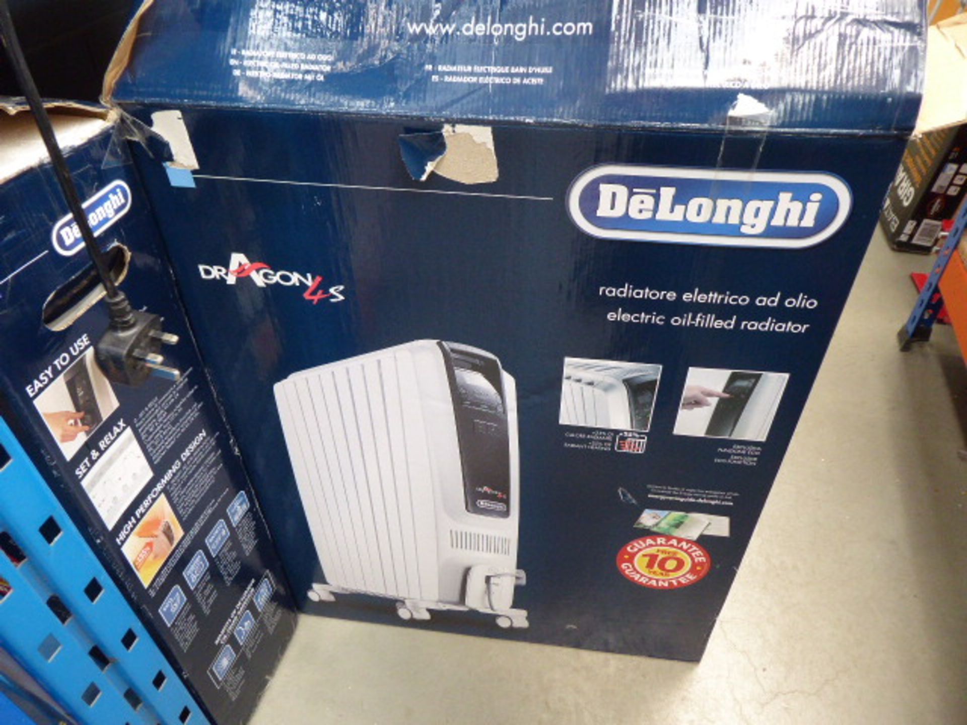 2 boxed Delonghi oil filled radiators