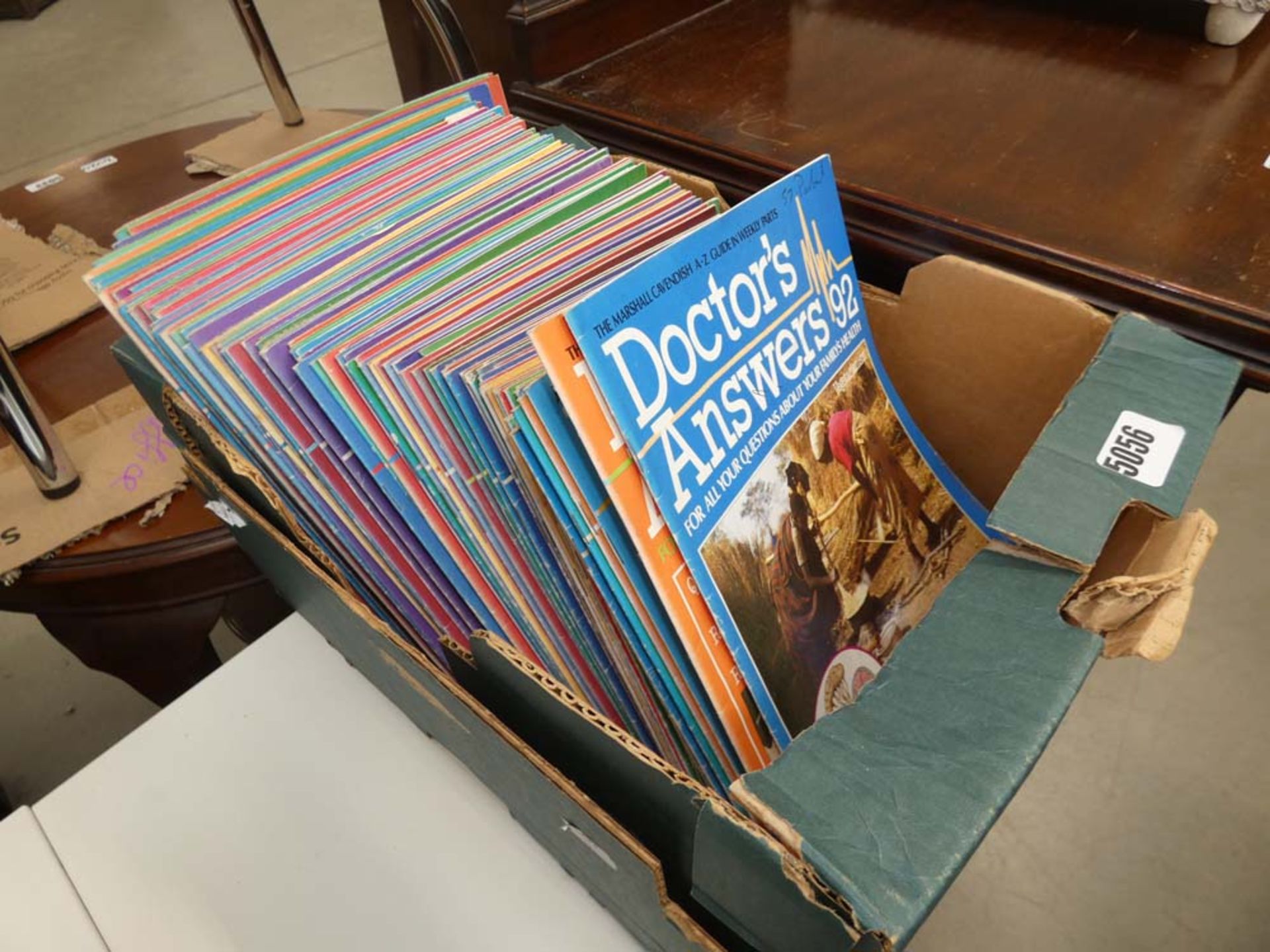5075 Box of Marshall Cavendish 'Doctors Answers' magazines