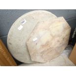 2 Marble table tops