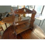 Mahogany 3 tier hanging rack