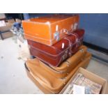 Four travelling cases