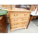 5271 Pine chest of four drawers