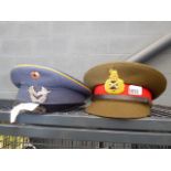 (Lot 5605 2037). Two military hats