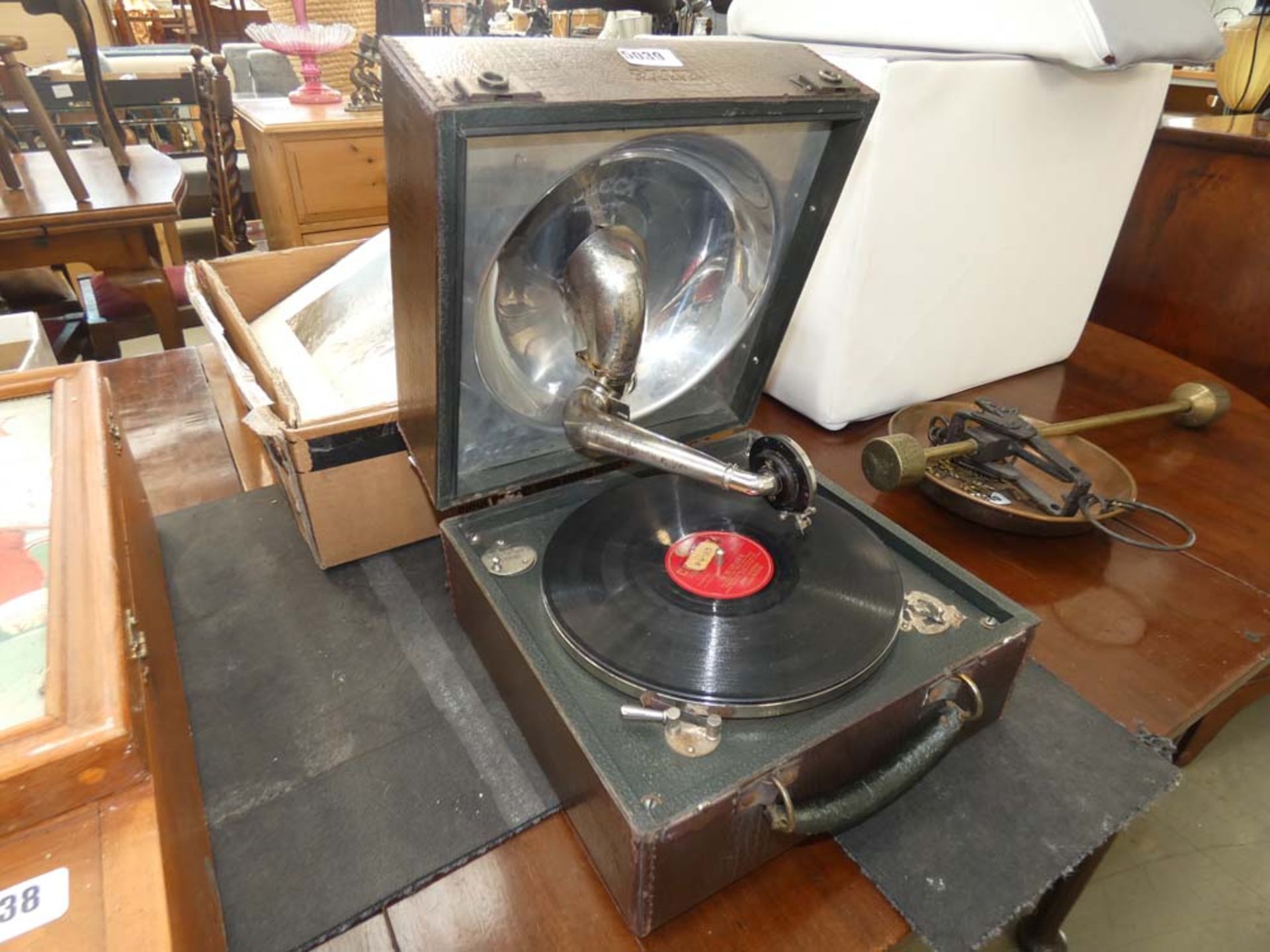 Decca wind up gramophone