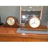 2 Napoleon hat and mantel clocks