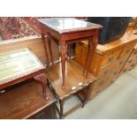 Oak barleytwist side table