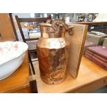 (5) Copper finished milk churn