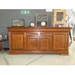 5030 Large cherry finished sideboard