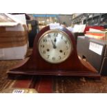 Napoleon hat mantel clock