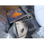 Box containing CDs