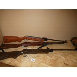 Three air rifles