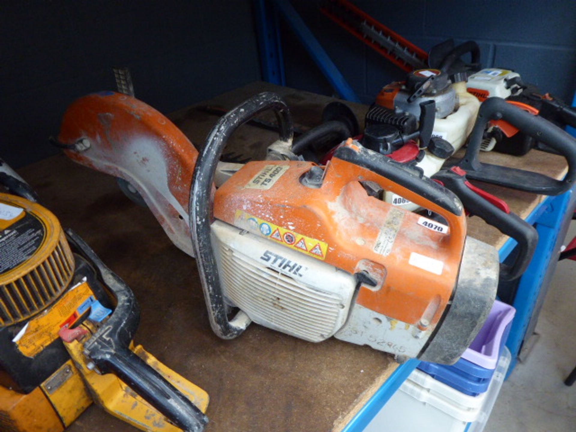 Sthil TS400 petrol powered disc cutter