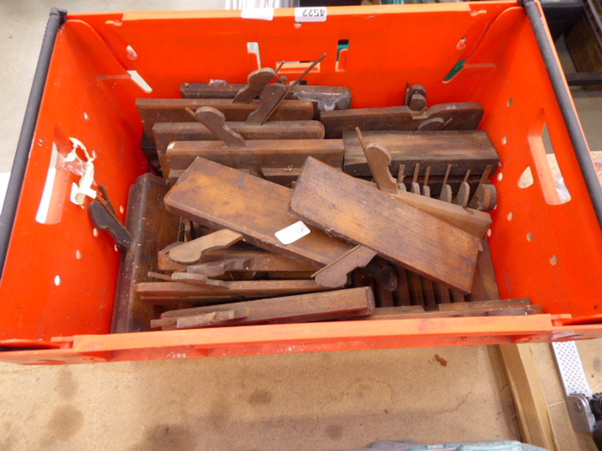 Box of wooden planes