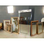 Large rectangular mirror