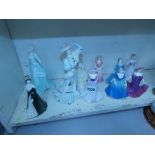 10 Coalport figures of ladies