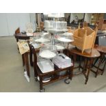 Hostess trolley with 7 branch cake rack