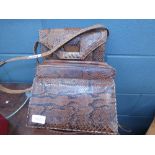 3 snake skin bags