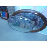 2 oval mirrors