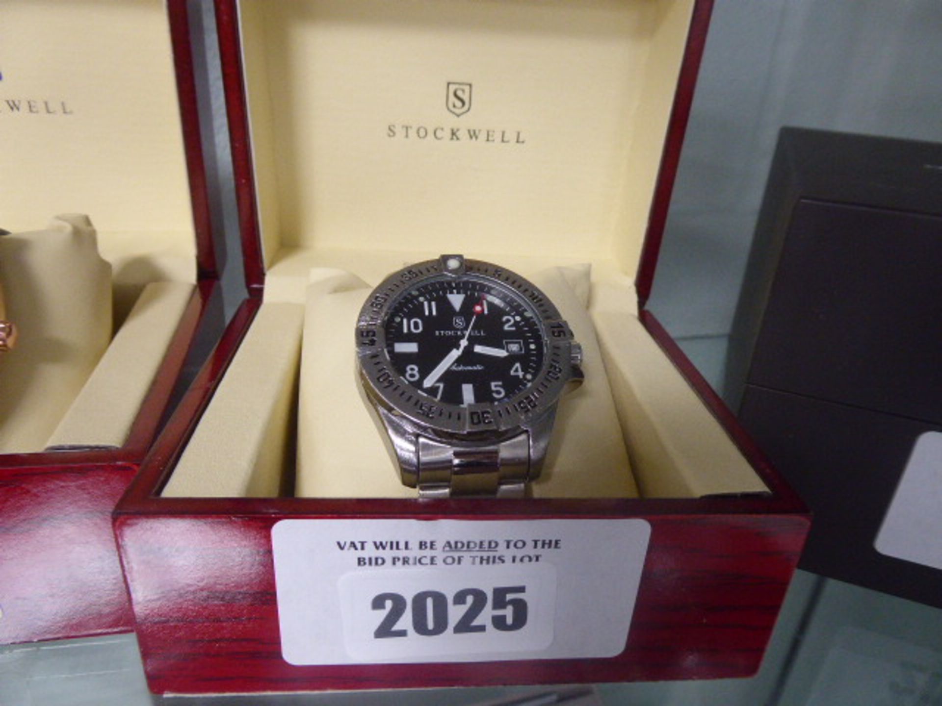 Stockwell mens automatic watch with stainless steel strap