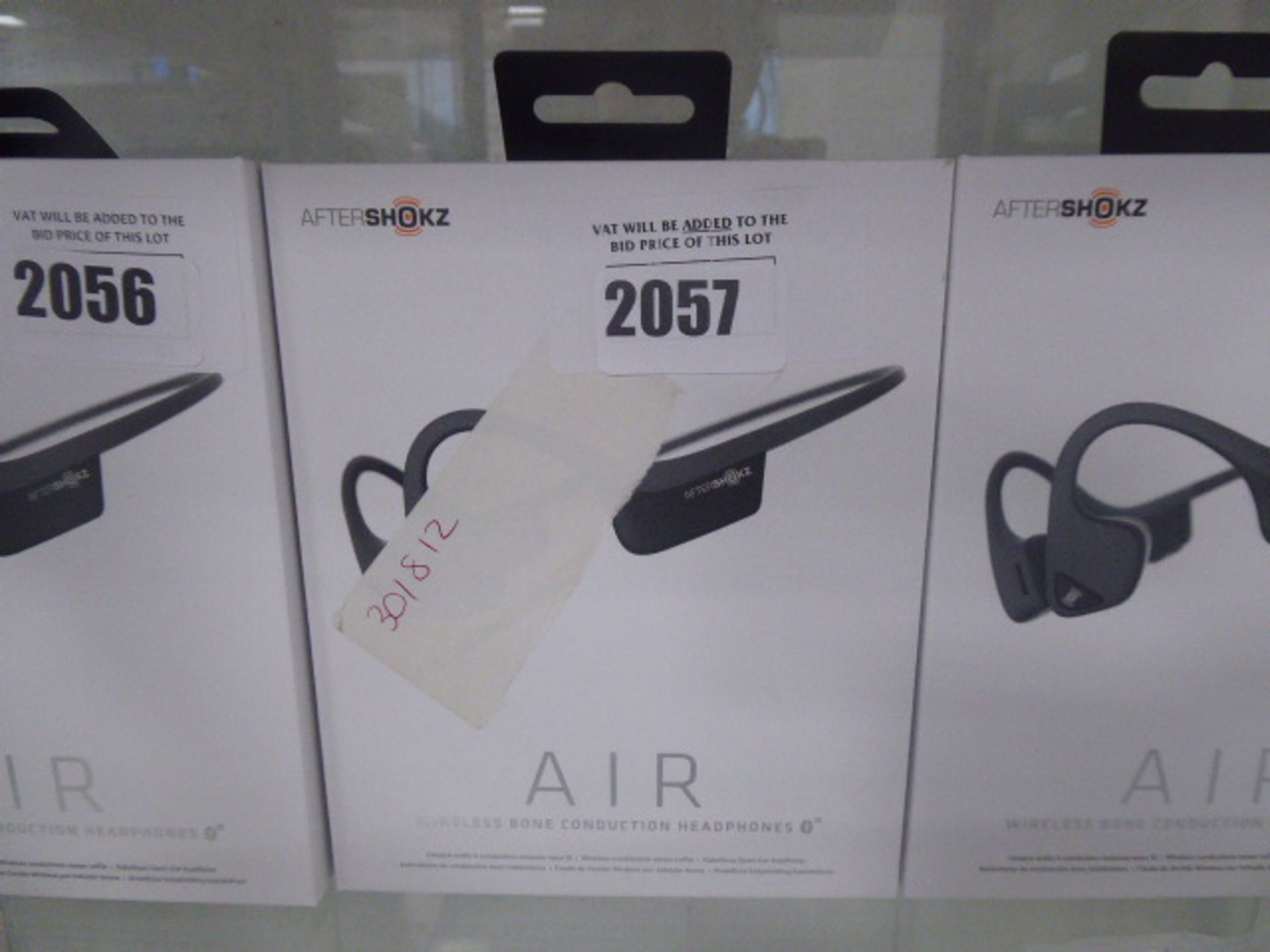 Aftershokz Trex wireless bone conduction headphones in box