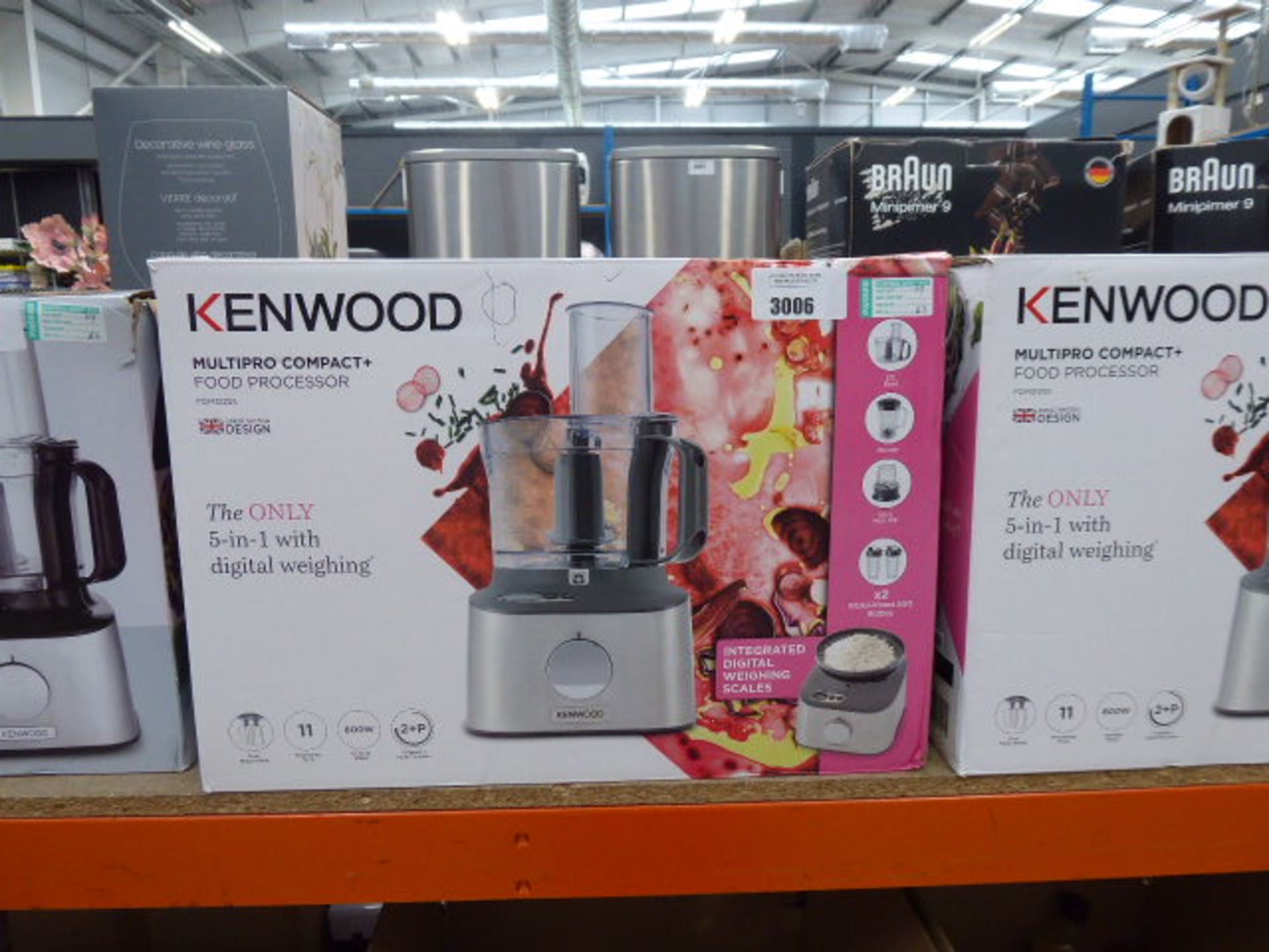 (TN63) Kenwood Multipro compact plus food processor