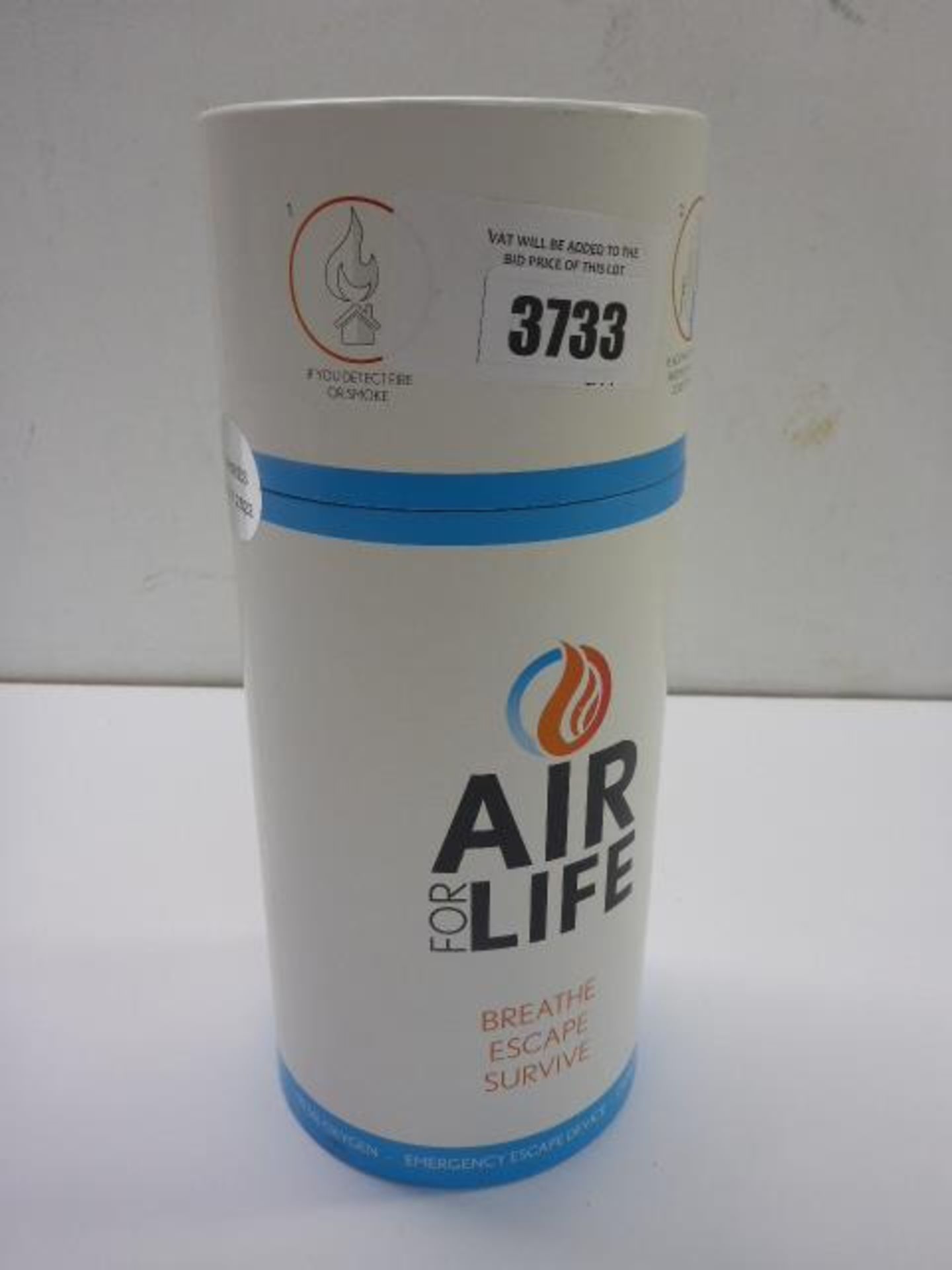 Air For Life Emergency Escape Device Pack 22 litres Expires July 2022