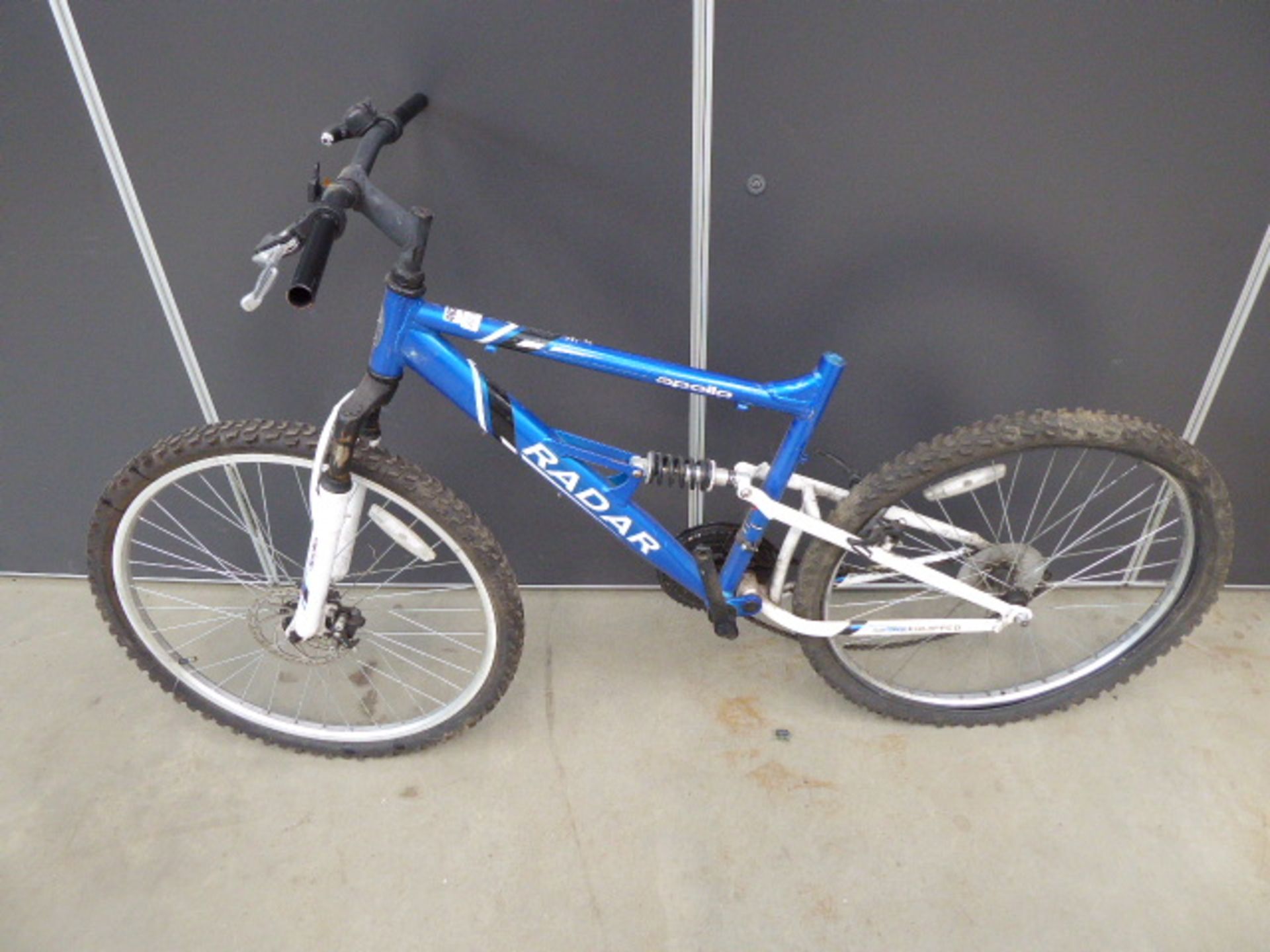 Blue Apollo boys mountain bike (no pedals or seat)