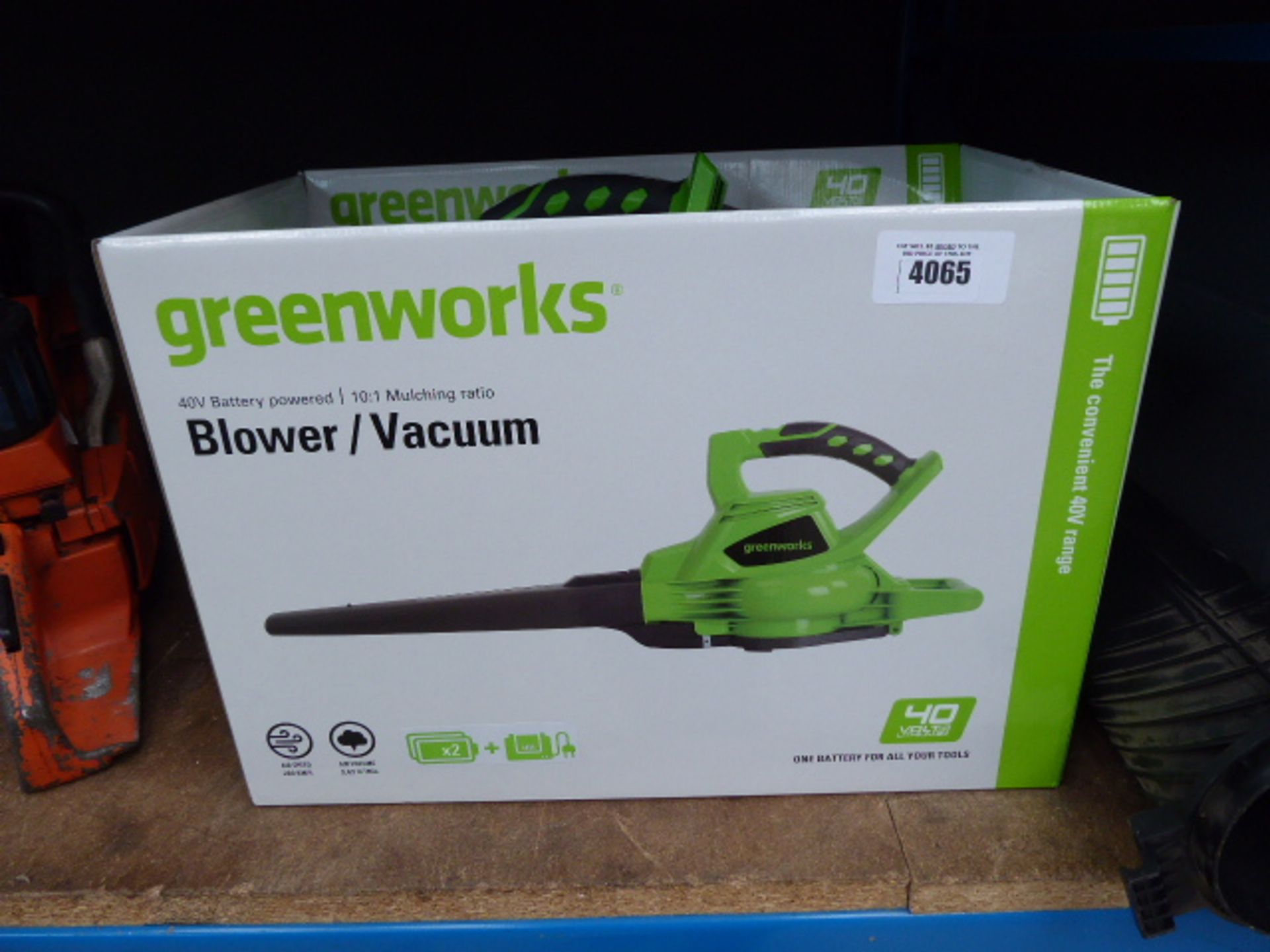 Greenworks blower/vacuum