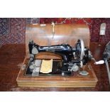 Durance cased sewing machine