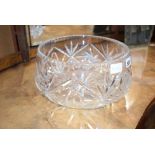 Cut glass bowl