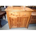 5267 Pine sideboard, two drawers over two doors