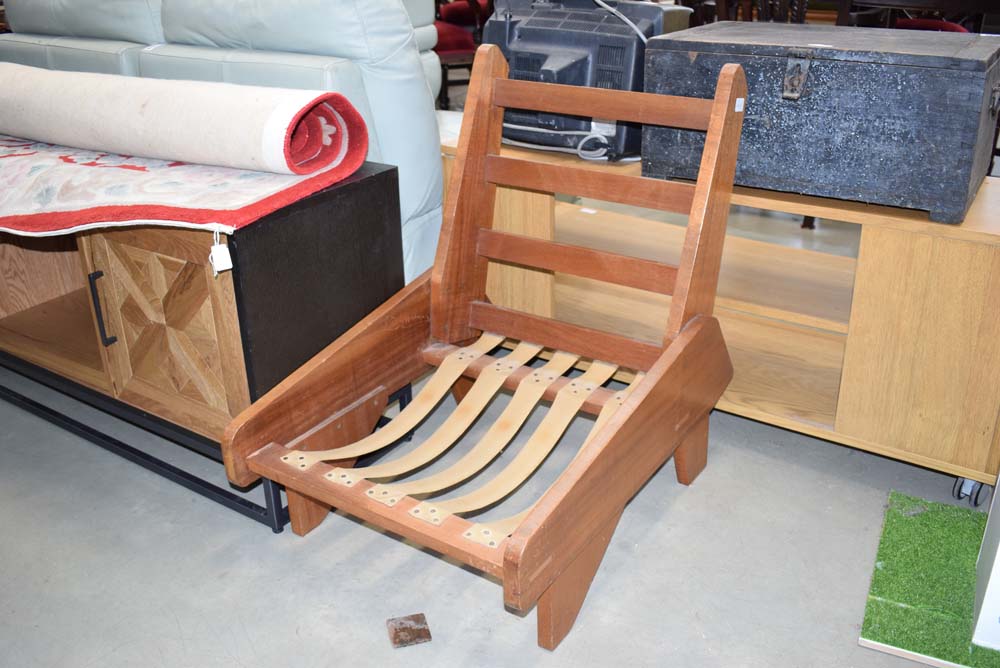 Oak easy chair
