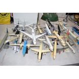 Qty of model jet liners