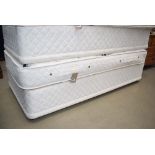 Single divan bed with mattress