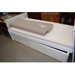 5246 Cream leather effect single bedstead