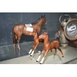 5577 Beswick mare and 2 foals