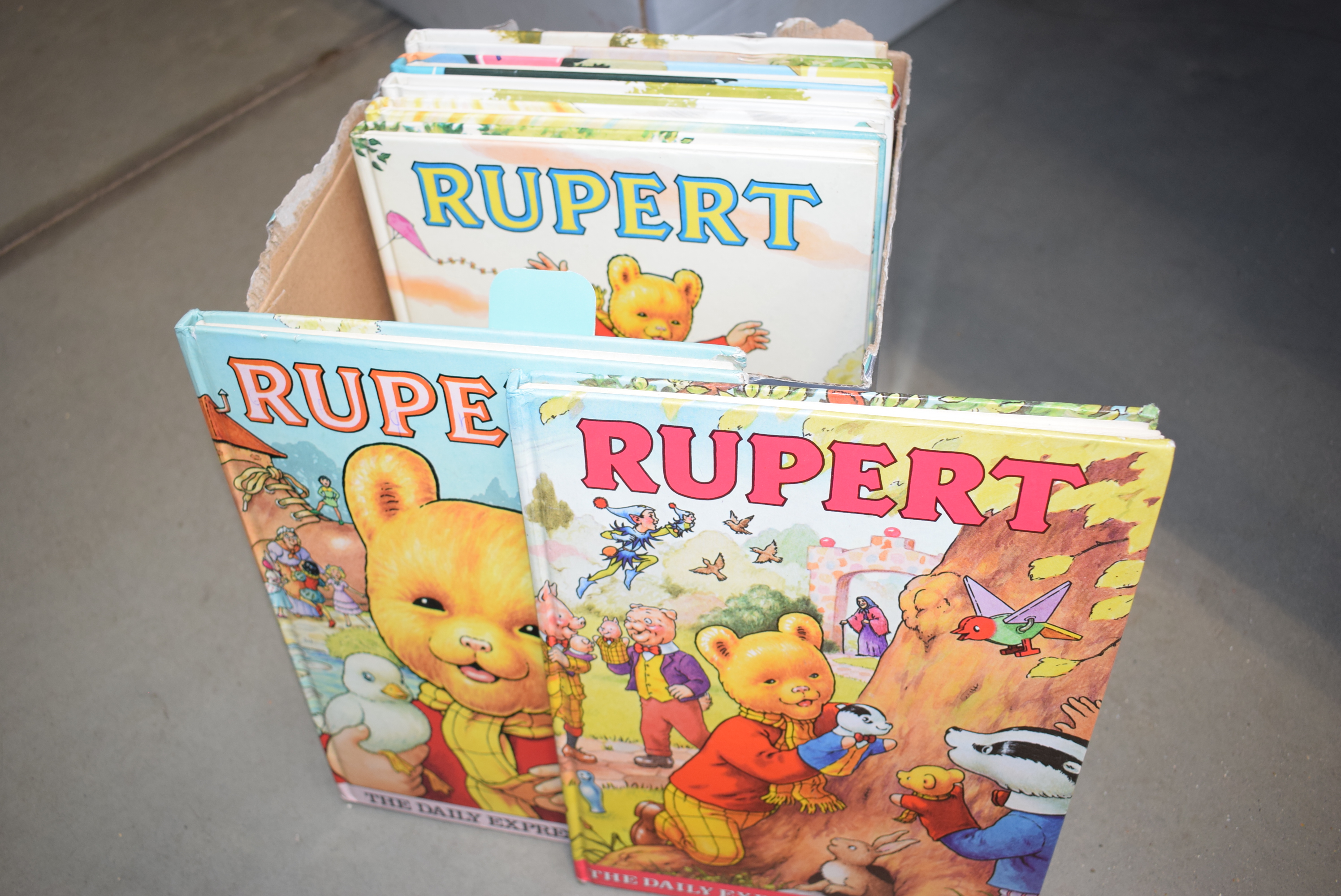 Box of Rupert Annuals