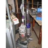 (44) Dyson DC50 and another Dyson upright vacuum cleaner